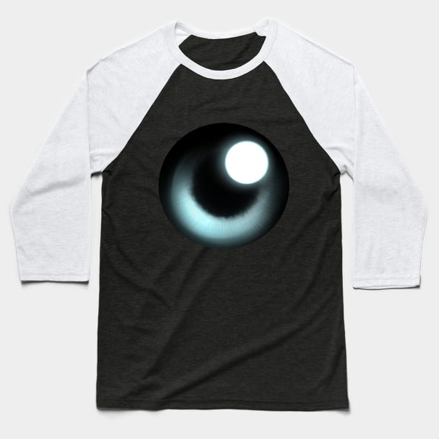 Eye Baseball T-Shirt by piefanart
